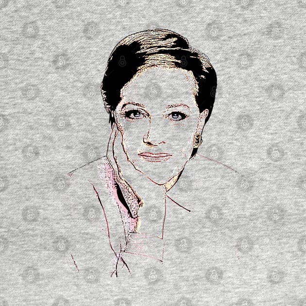 Julie Andrews Outline by baranskini